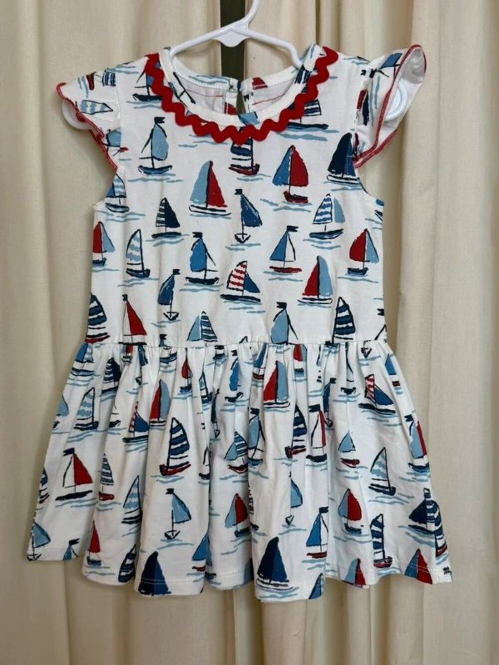 Mud pie nautical girls dress size 12-18 months